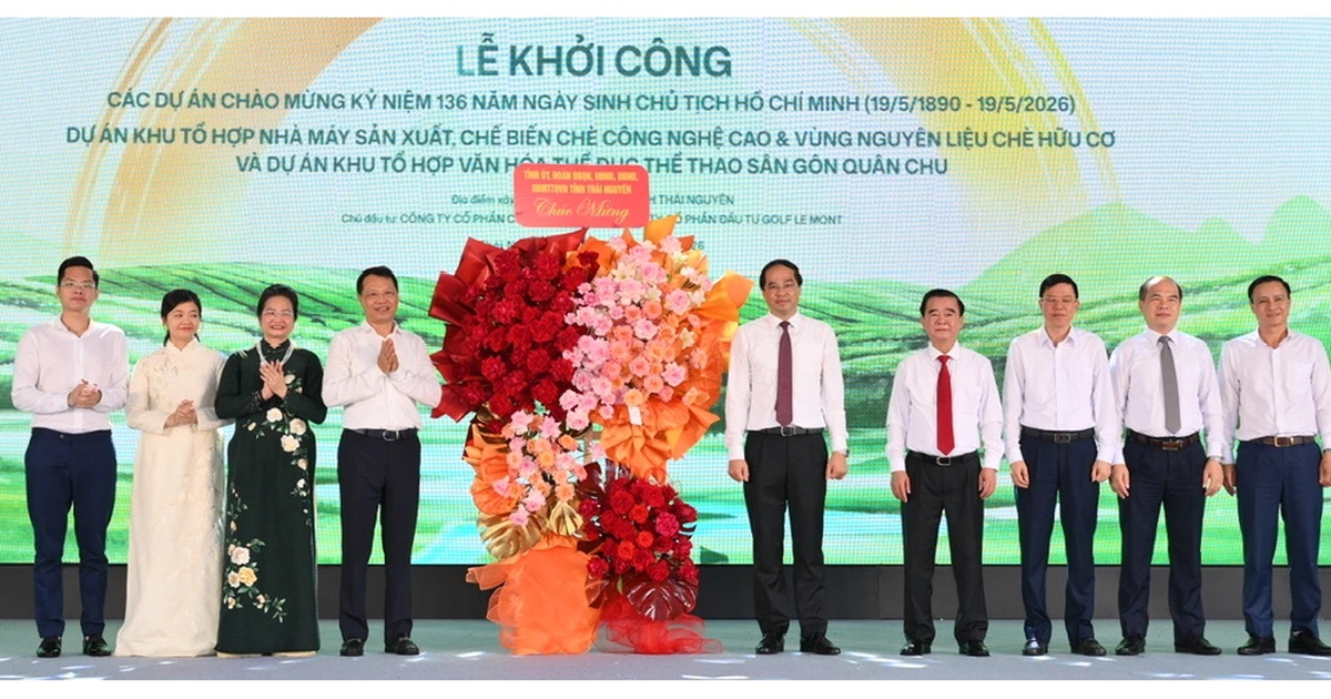 Thái Nguyên có dự án 'khủng' 1.200 tỉ đồng làm chè hữu cơ, sân golf Quân Chu