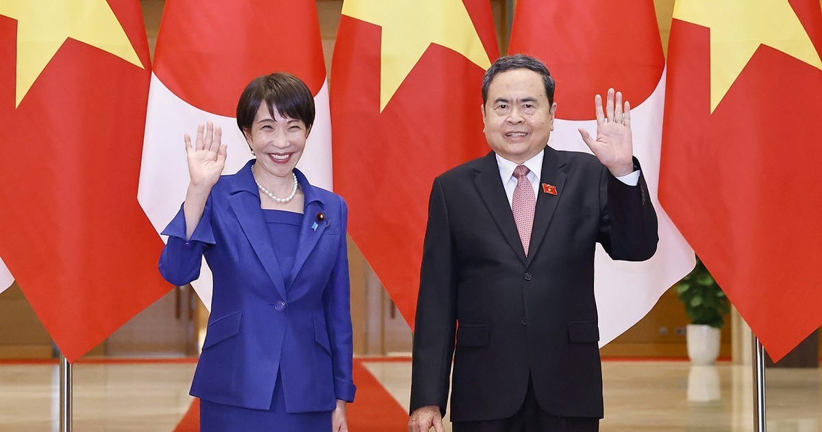 Chủ tịch Quốc hội Trần Thanh Mẫn hội kiến Thủ tướng Takaichi Sanae