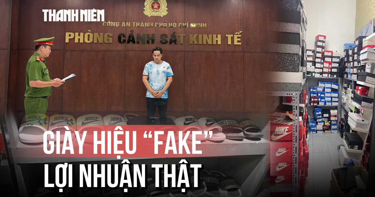 Giày hiệu 'fake', lợi nhuận thật: Chủ cửa hàng bị khởi tố
