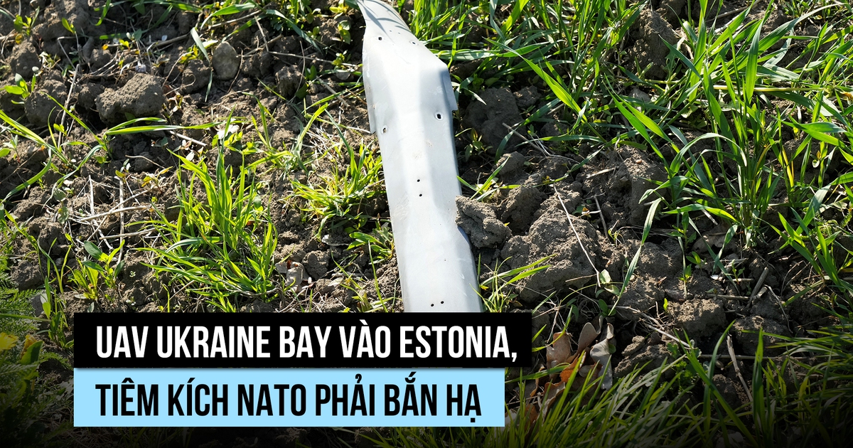 UAV Ukraine bay vào Estonia, tiêm kích NATO phải bắn hạ