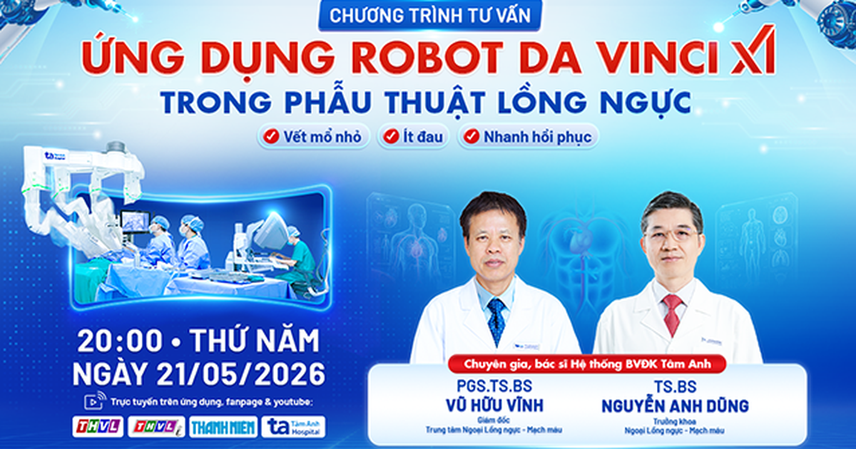Ứng dụng Robot Da Vinci Xi trong phẫu thuật lồng ngực