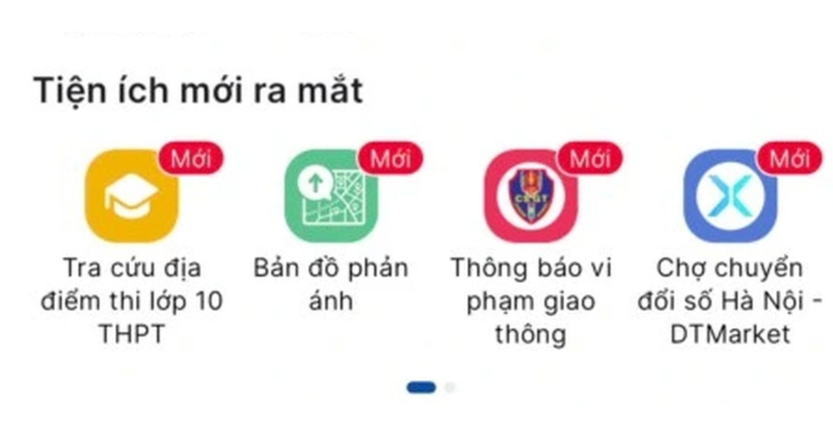 Thí sinh có thể tìm địa điểm thi vào lớp 10 trên ứng dụng iHanoi