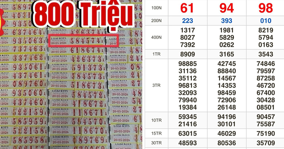Xổ số miền Nam ngày 20 tháng 5: Hai khách vừa trúng 1,28 tỉ đài Sóc Trăng