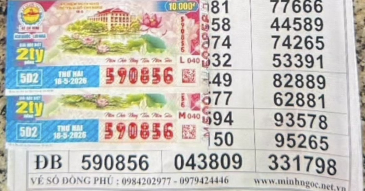 Mua vé số khi tan làm, nam công nhân trúng độc đắc 4 tỉ xổ số miền Nam