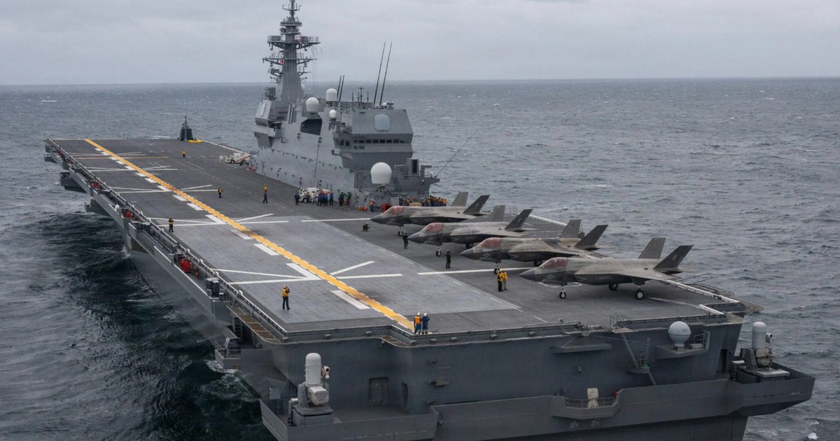Tàu khu trục hoán cải của Nhật sắp thử nghiệm với F-35B của Mỹ