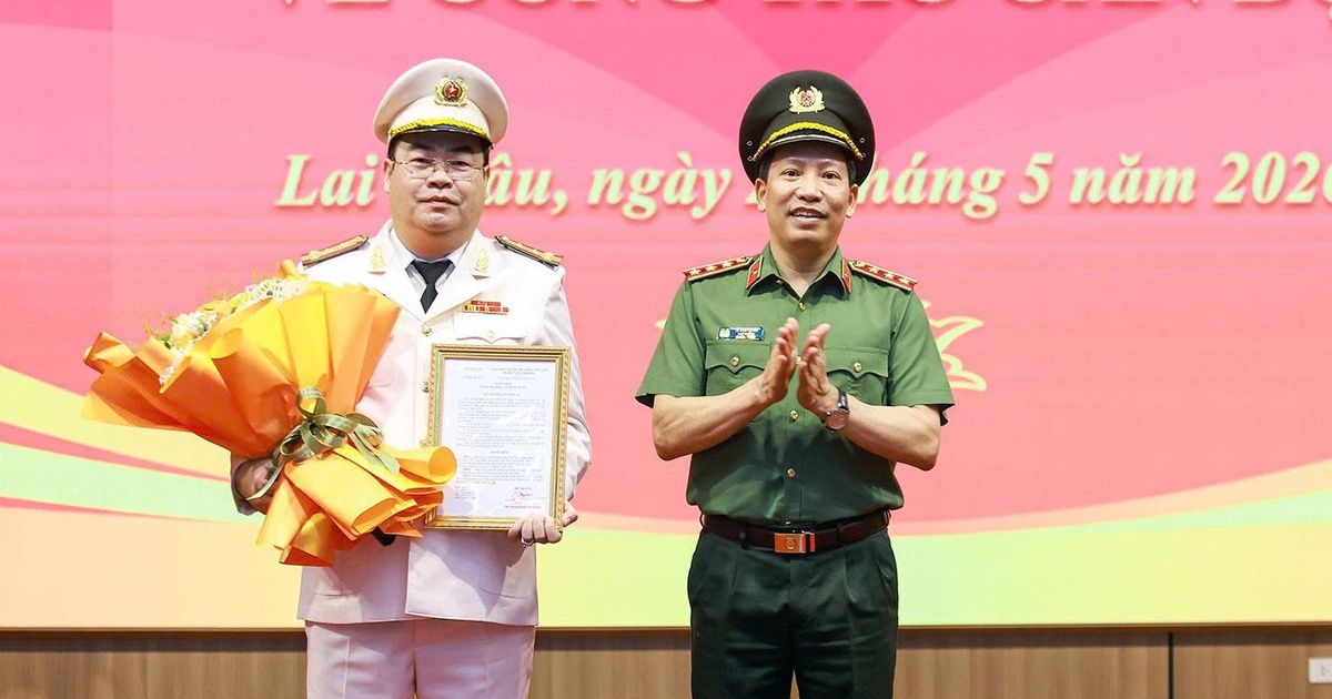Phó giám đốc Công an tỉnh Ninh Bình làm Giám đốc Công an tỉnh Lai Châu