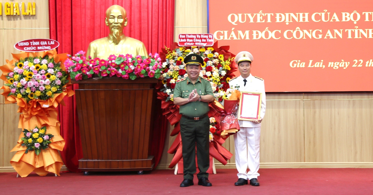 Đại tá Dương Văn Long làm Thủ trưởng Cơ quan CSĐT Công an tỉnh Gia Lai
