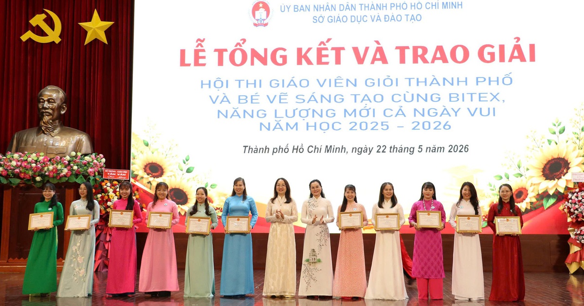 Tôn vinh những giáo viên mầm non TP.HCM không ngừng sáng tạo