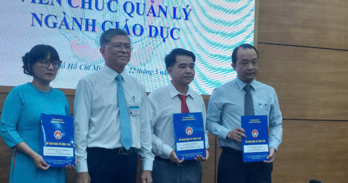 Bổ nhiệm hiệu trưởng 3 trường THPT mới thành lập tại TP.HCM