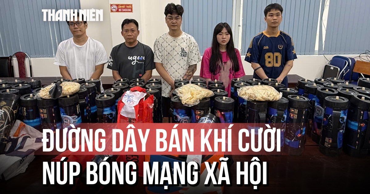 Công an TP.HCM bắt nhóm buôn bán khí cười quy mô 'khủng'