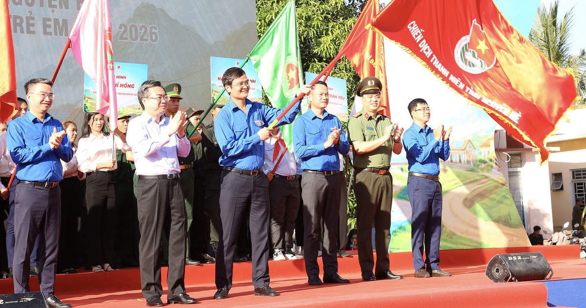 Chiến dịch Thanh niên tình nguyện hè 2026: Dấu ấn màu áo xanh ở vùng biên giới