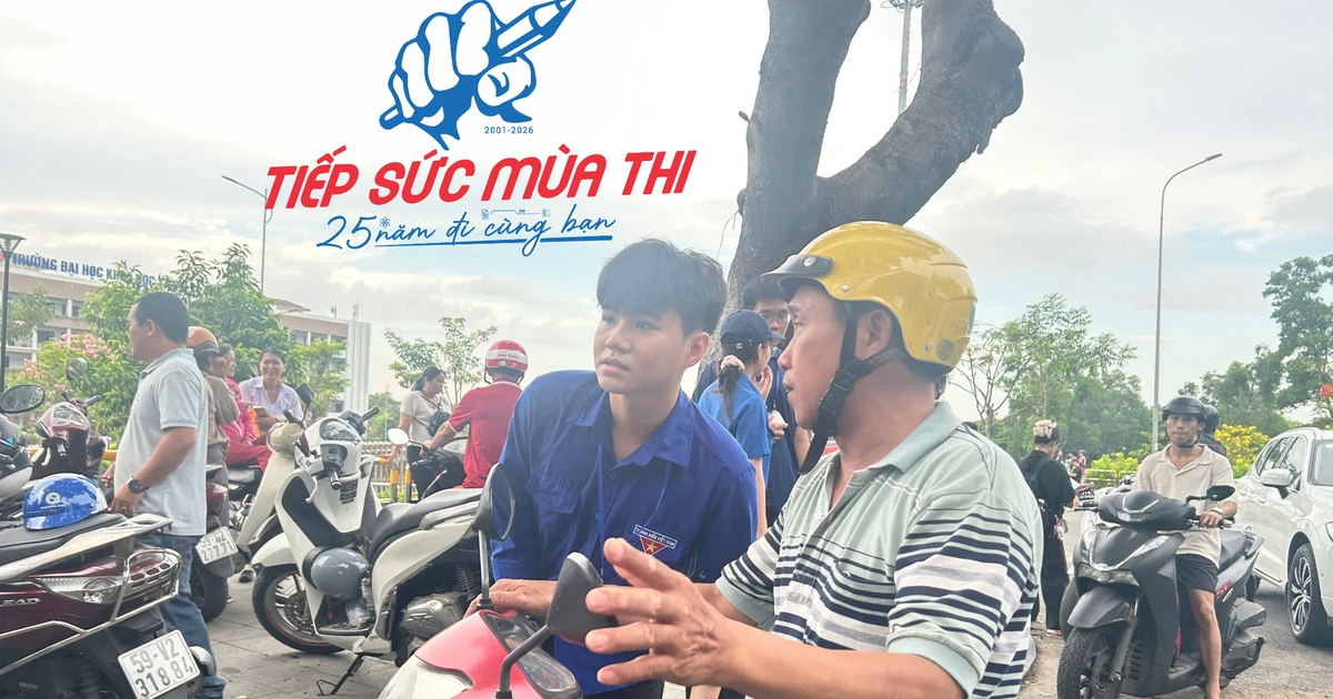Phụ huynh cũng được tiếp sức mùa thi