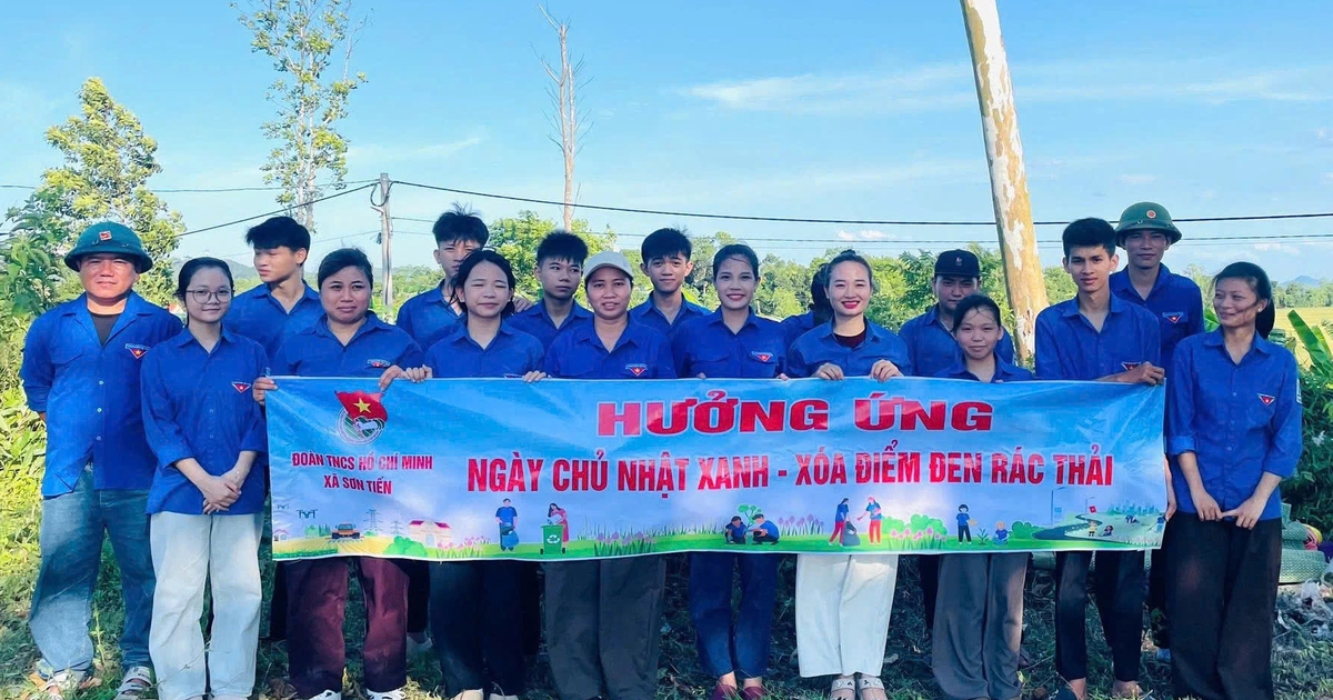 Tuổi trẻ Hà Tĩnh ra quân Ngày Chủ nhật xanh
