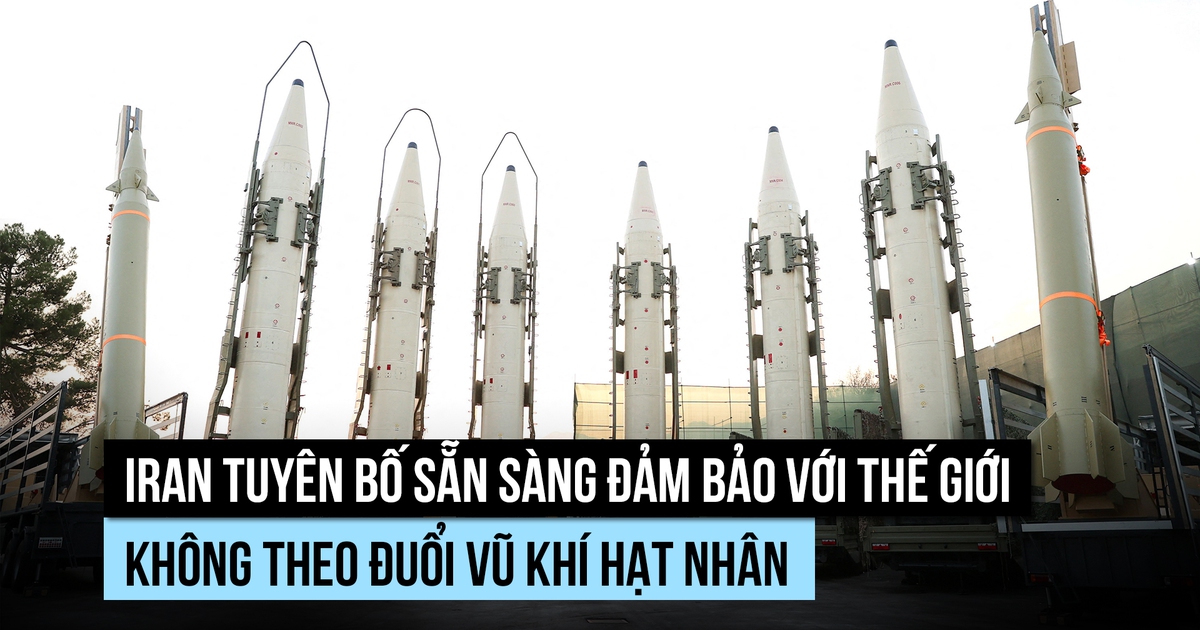Iran sẵn sàng cảm kết không theo đuổi vũ khí hạt nhân