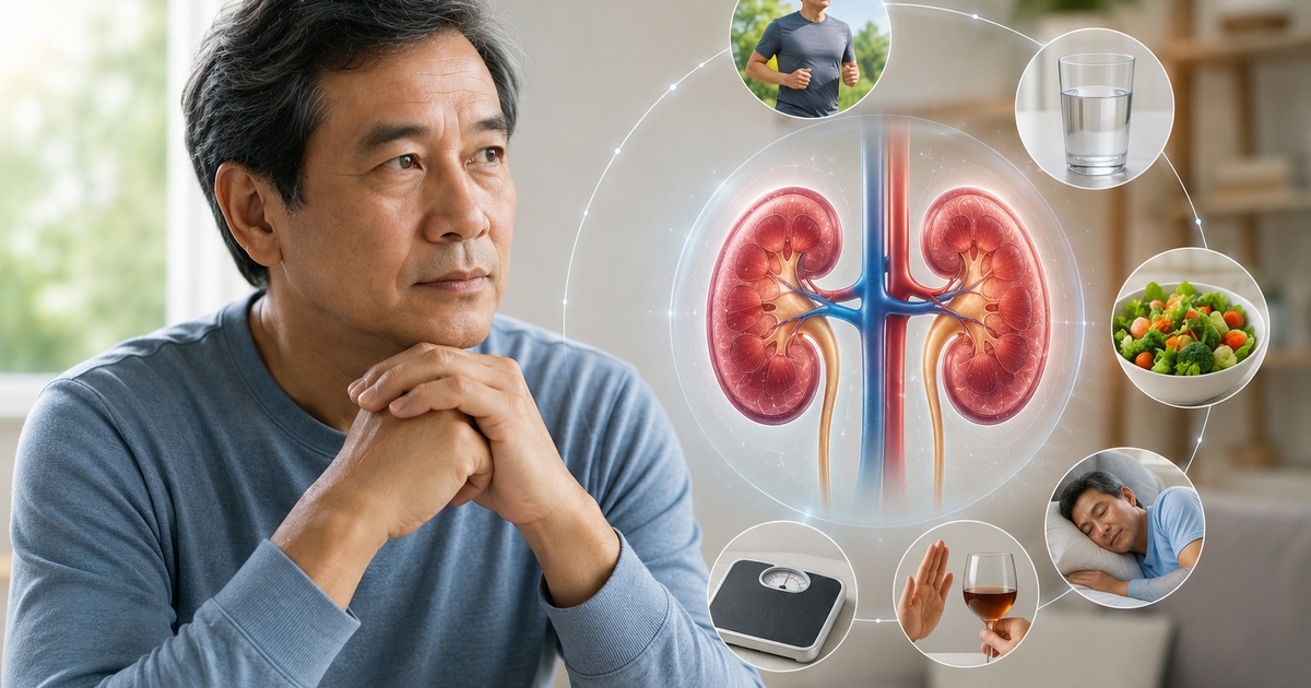 Sau tuổi 40, muốn thận khỏe lâu cần tránh những điều này