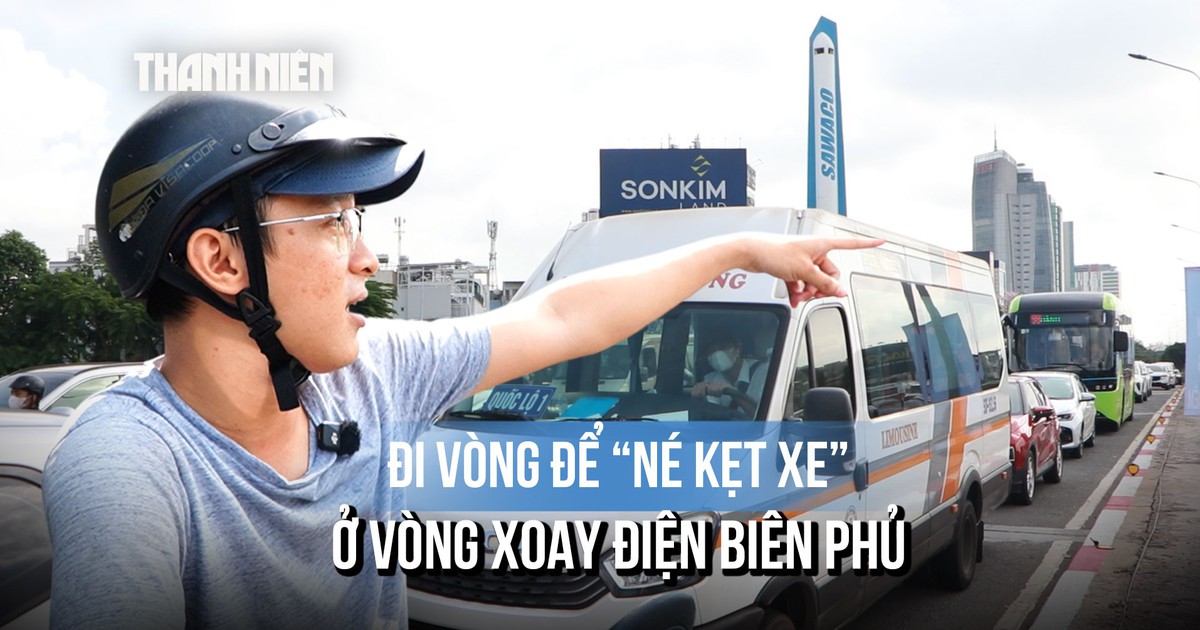 Thêm làn rẽ trái ở vòng xoay Điện Biên Phủ: Người dân bày cách đi vòng để 'né kẹt xe'