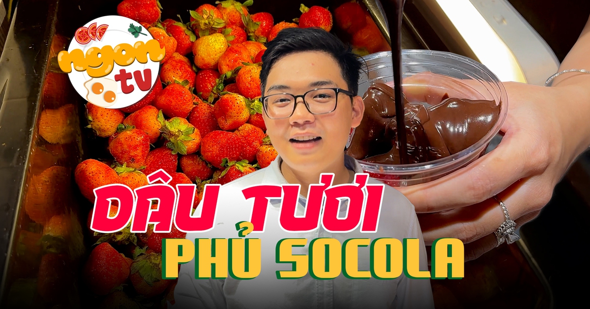 Từ đường phố nước Anh đến TP.HCM: Dâu tươi phủ socola có gì 'hot'?