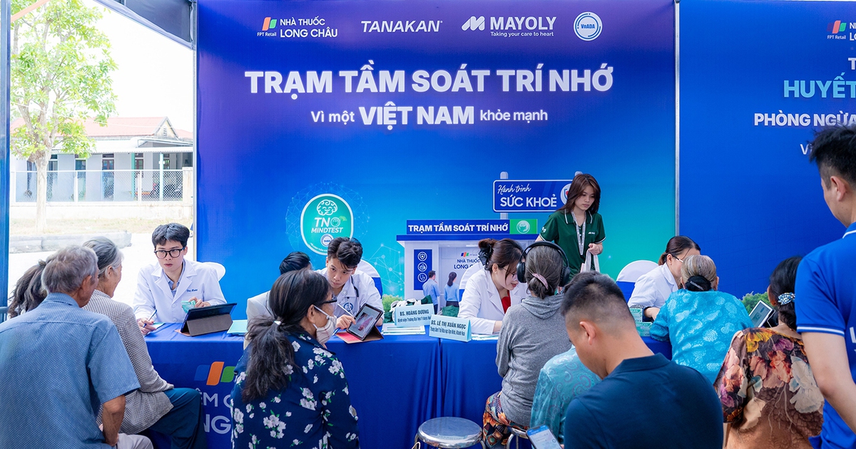 Long Châu cùng Mayoly đưa ‘Trạm tầm soát trí nhớ’ đến gần cộng đồng
