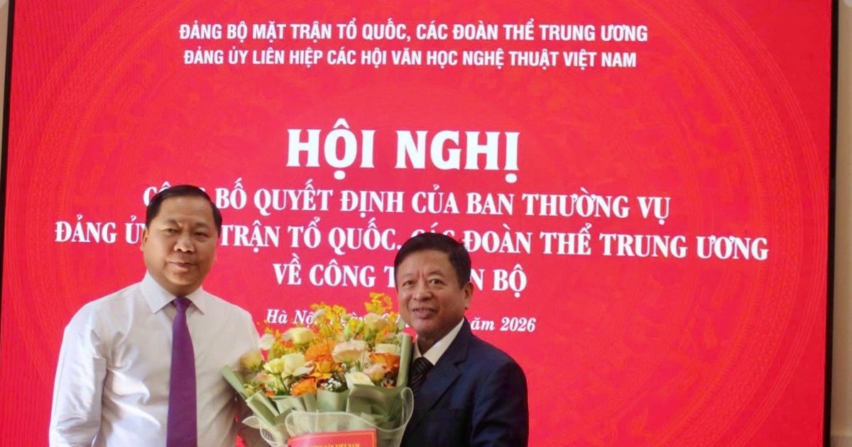 Chỉ định Bí thư đảng ủy Liên hiệp các Hội Văn học nghệ thuật Việt Nam