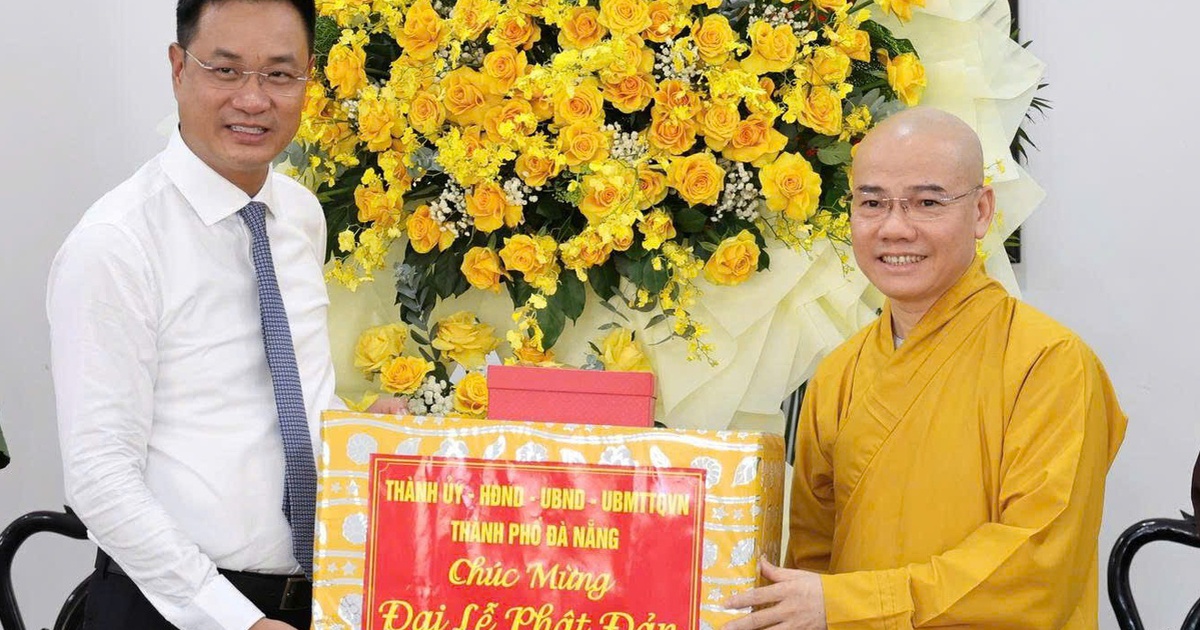 Lãnh đạo Đà Nẵng thăm Giáo hội Phật giáo, lan tỏa tinh thần từ bi mùa Phật đản