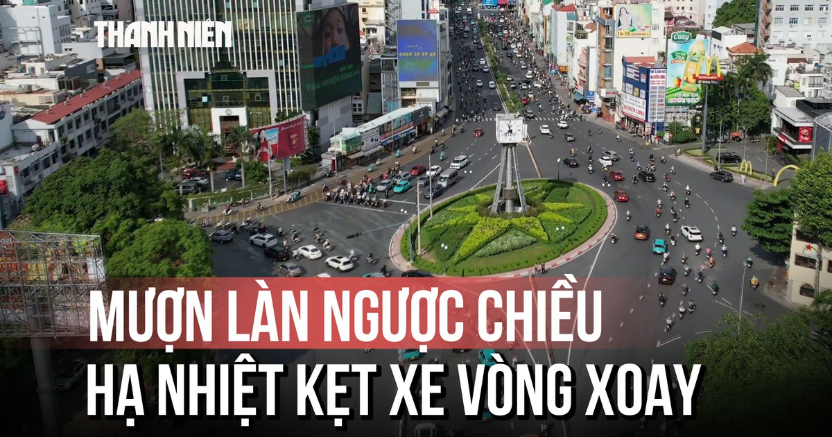 Giải pháp độc lạ 'mượn' làn ngược chiều trên cầu Điện Biên Phủ giúp vòng xoay hạ nhiệt kẹt xe