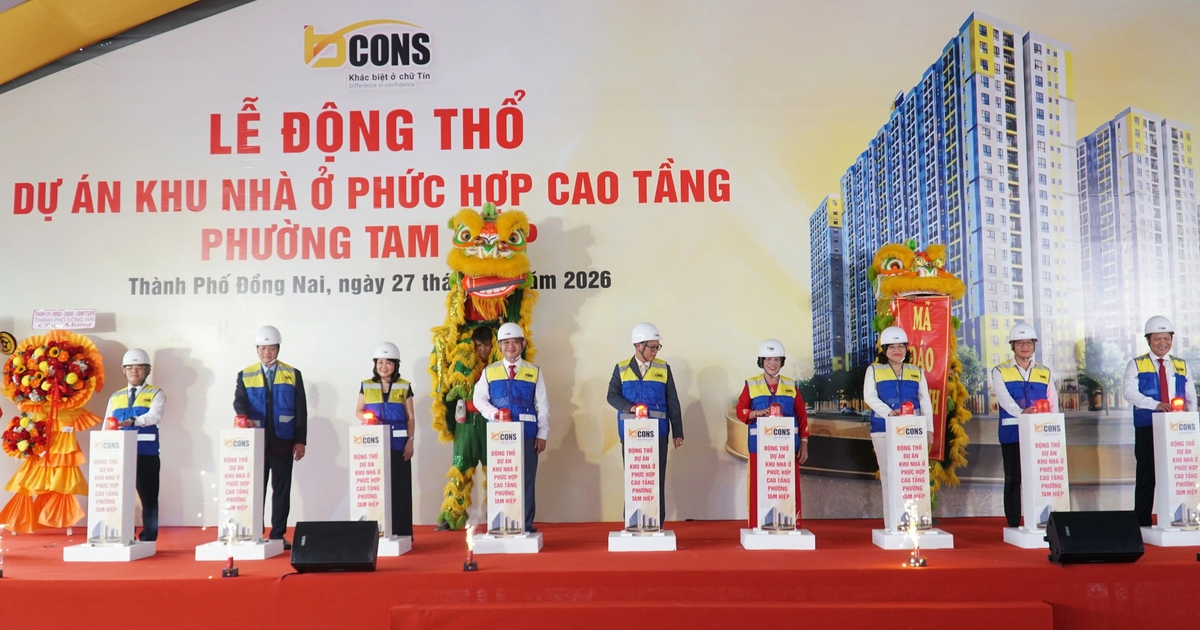 Động thổ dự án hơn 2.800 căn hộ ở trung tâm đô thị Biên Hòa