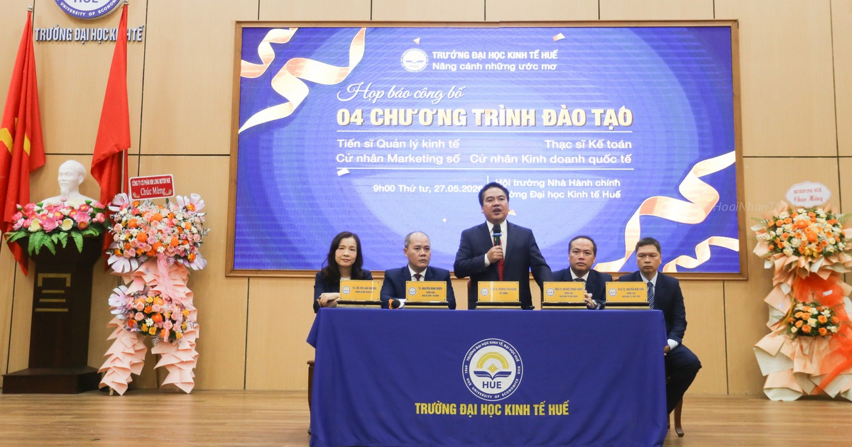 Trường đại học Kinh tế Huế đào tạo thêm ngành mới đáp ứng thời kỳ số hóa