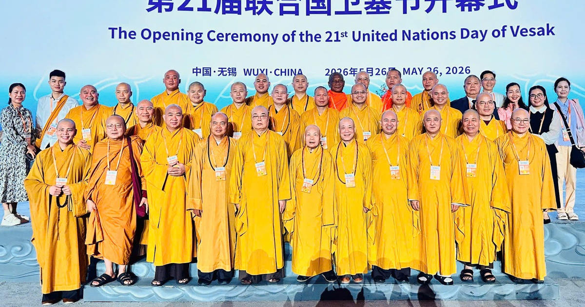 Đoàn Phật giáo Việt Nam tham dự Vesak Liên Hiệp Quốc 2026 tại Trung Quốc