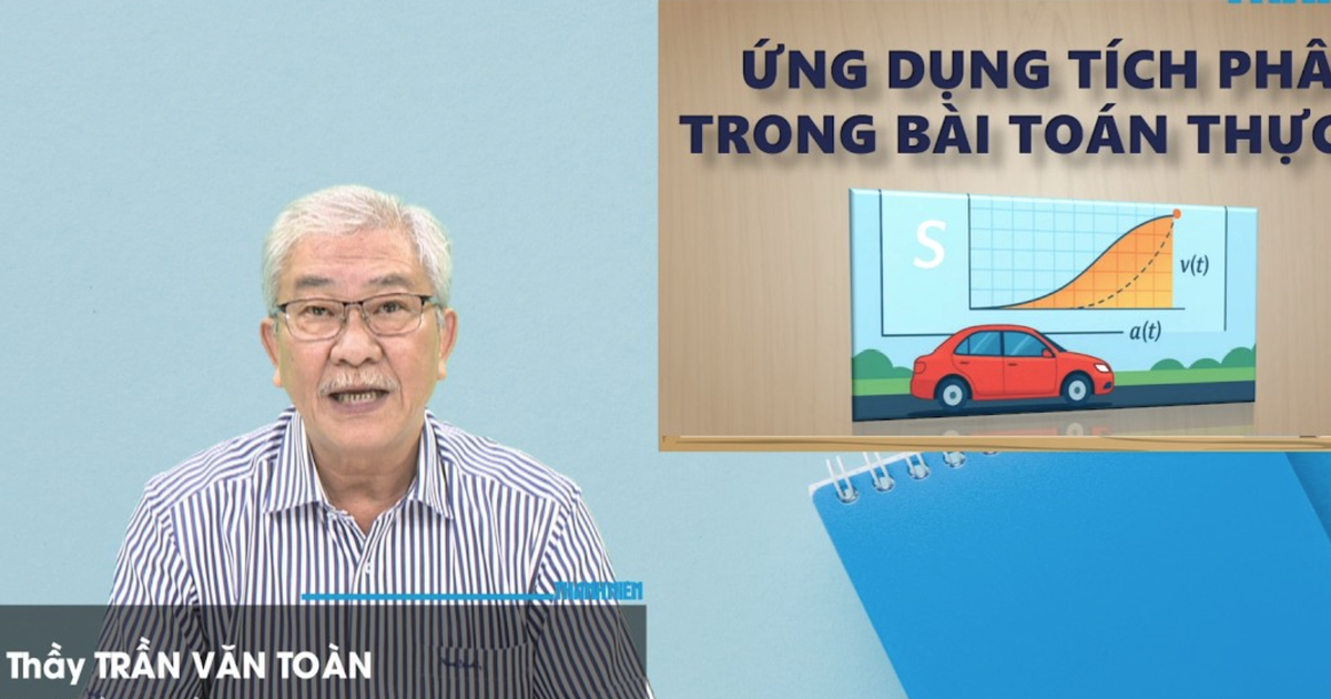 Bí quyết ôn thi tốt nghiệp THPT đạt điểm cao: Bài toán thực tế với tích phân