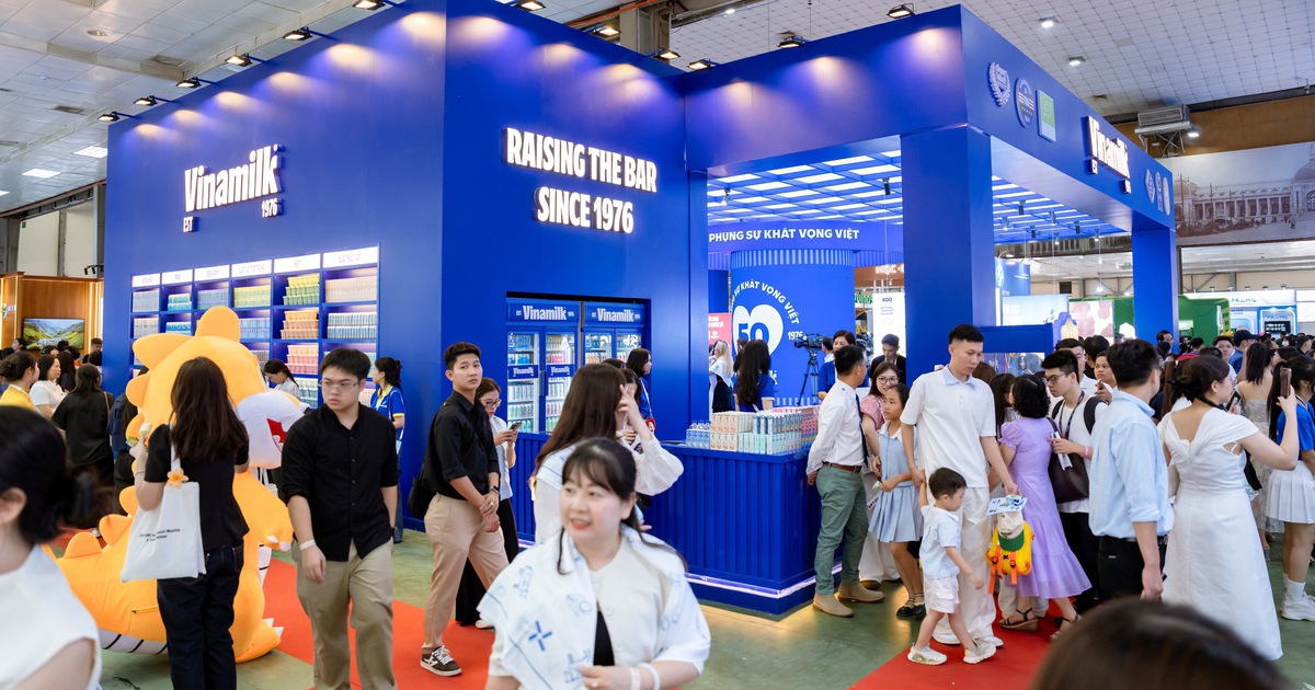 Trải nghiệm đa giác quan giúp gian hàng Vinamilk trở thành tâm điểm triển lãm sữa 2026