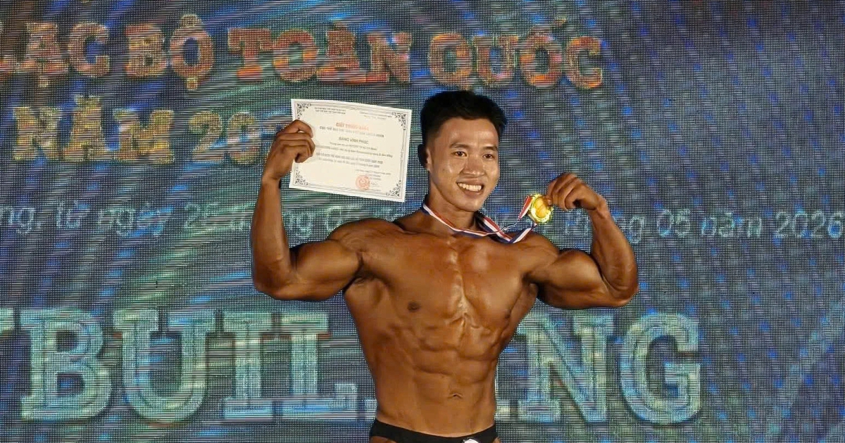 Từng mặc cảm vì thừa cân, chàng trai đoạt huy chương vàng thể hình toàn quốc