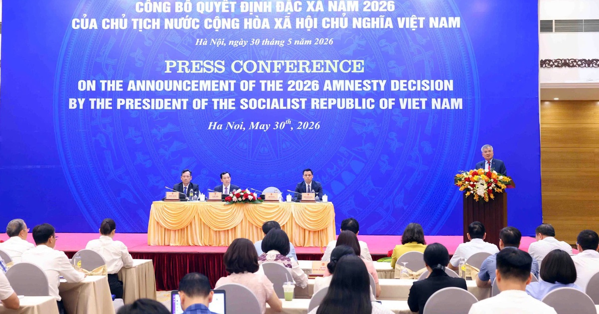 9.950 phạm nhân được đặc xá năm 2026