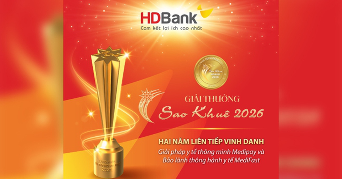HDBank ghi dấu ấn tại Sao Khuê 2026 với bộ đôi giải pháp y tế số MediPay - MediFast