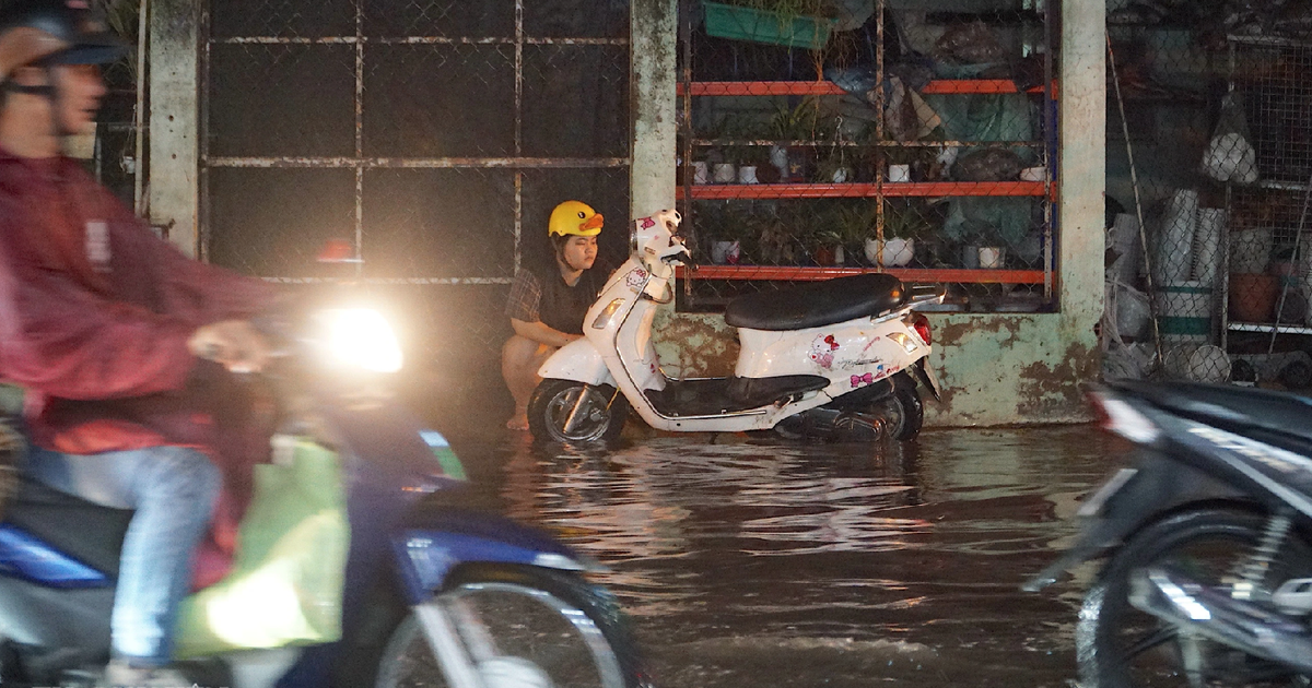 Hôm nay, TP.HCM và Nam bộ tiếp tục có mưa lớn nhiều nơi