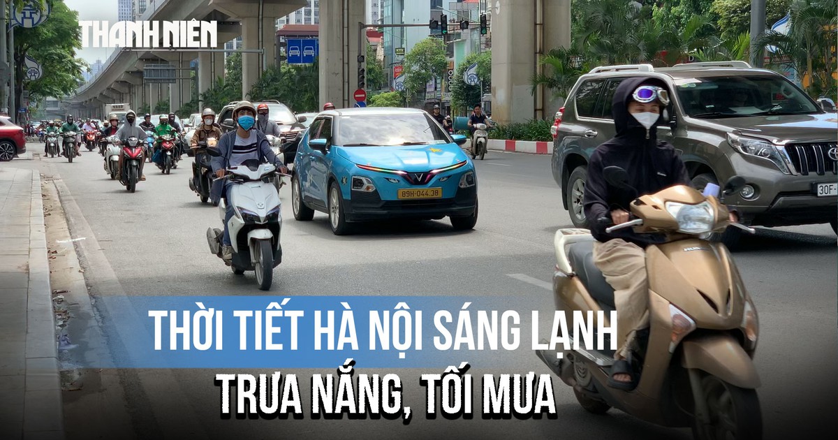 Người dân Hà Nội mặc áo khoác giữa mùa hè oi bức?
