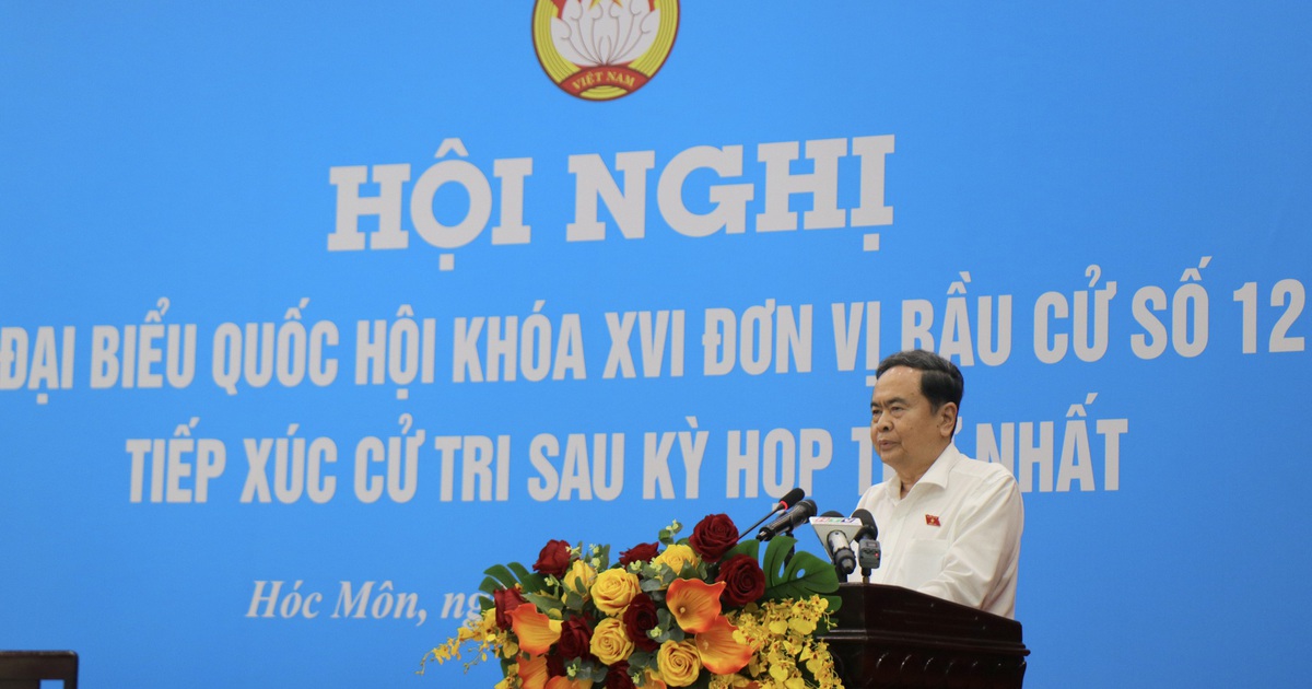 Chủ tịch Quốc hội Trần Thanh Mẫn: TP.HCM cần luật Đô thị đặc biệt để bứt phá
