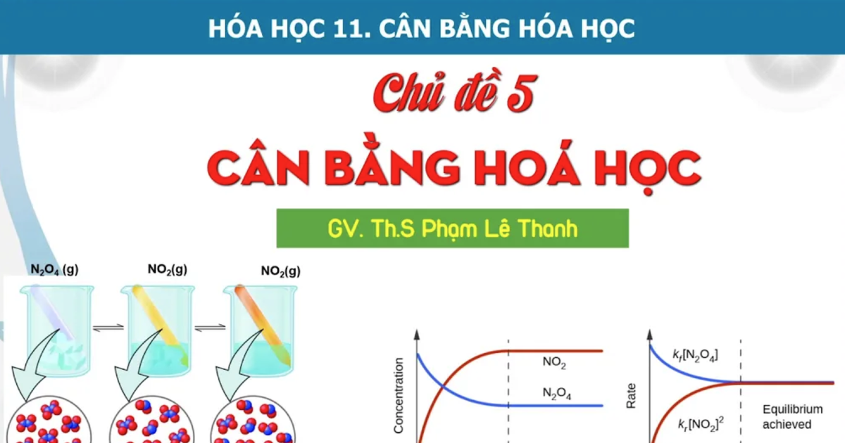 Bí quyết ôn thi tốt nghiệp THPT đạt điểm cao: Cân bằng hóa học