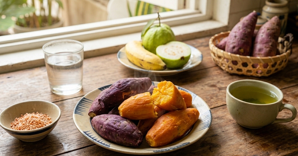 Bữa sáng với khoai lang: Món quen thuộc, lợi ích bất ngờ