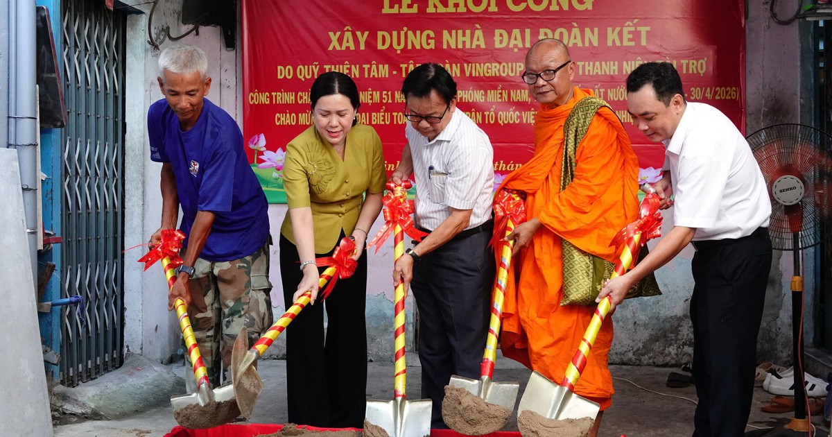 Báo 'Thanh Niên' khởi công xây dựng nhà đại đoàn kết tại Cần Thơ