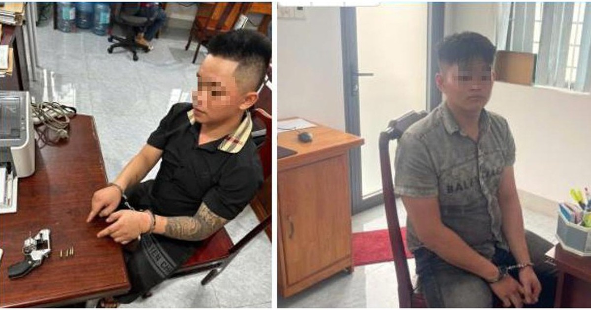 Đồng Nai: Bắt quả tang 2 thanh niên mang súng đi uống cà phê