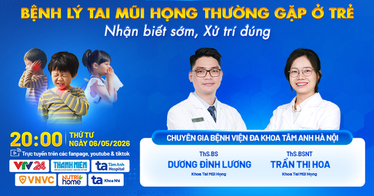 Trẻ ốm vặt mùa hè: Đừng chủ quan với bệnh tai mũi họng