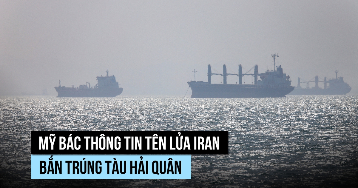 Mỹ bác tin Iran bắn tên lửa trúng tàu hải quân