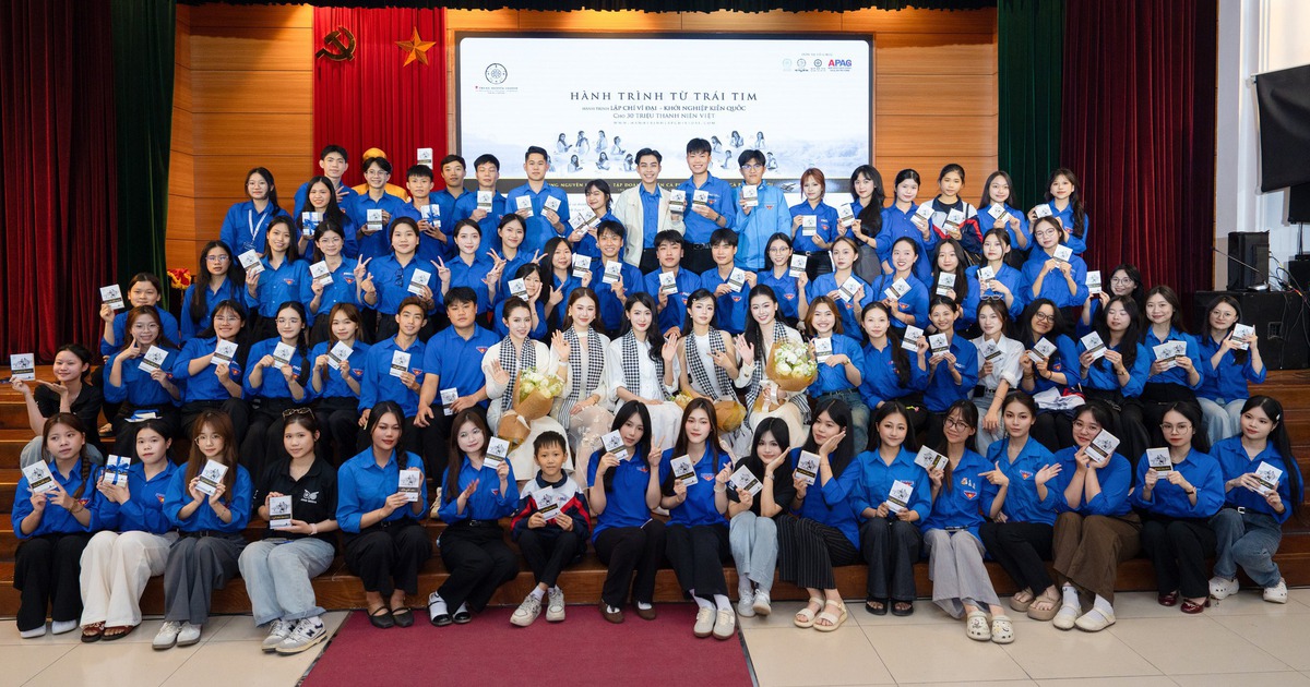 Hành trình Từ Trái Tim góp phần khơi dậy khát vọng lớn của thanh niên Việt Nam
