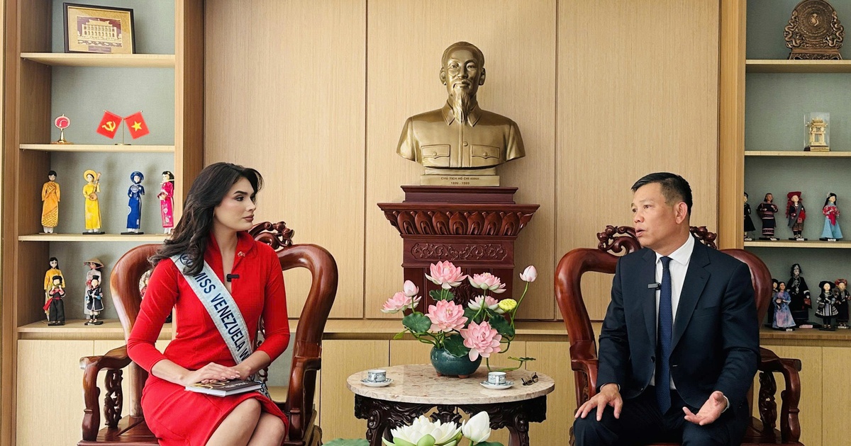Đại sứ Vũ Trung Mỹ tiếp Hoa hậu Venezuela dự Miss World 2026 tại Việt Nam