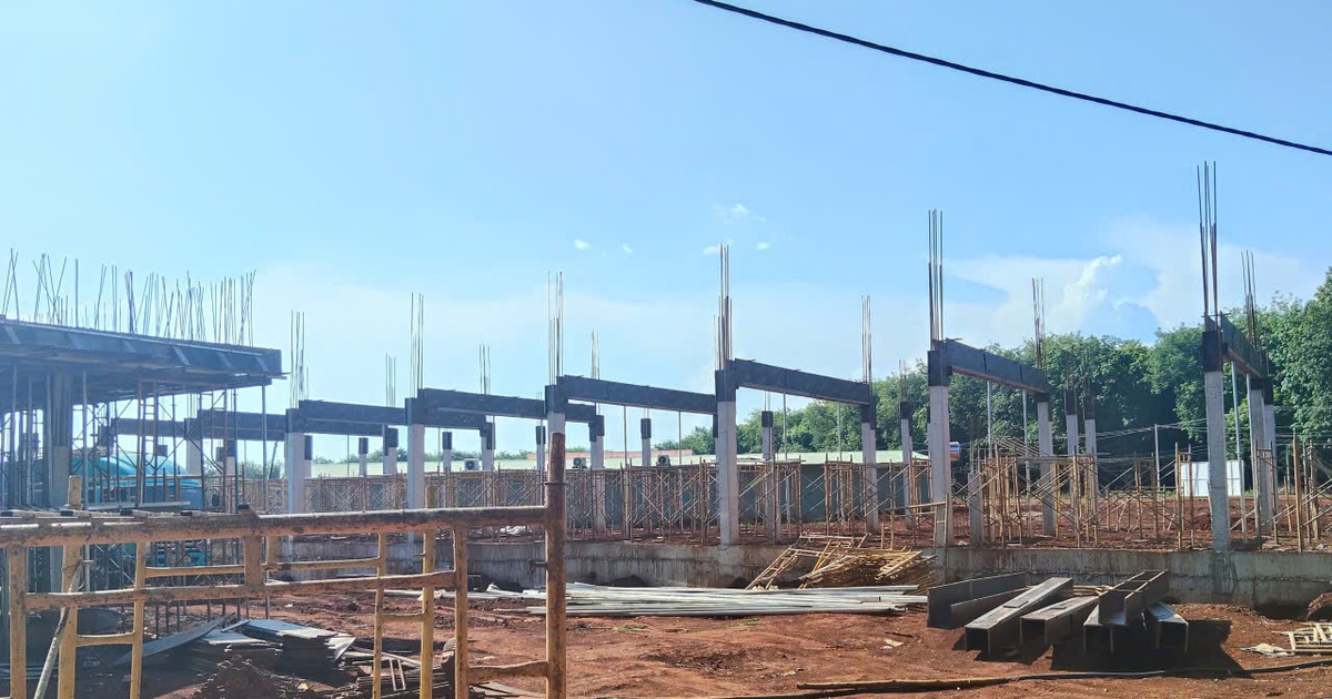 Gấp rút thi công hoàn thành 7 trường nội trú liên cấp trước mùa mưa 2026