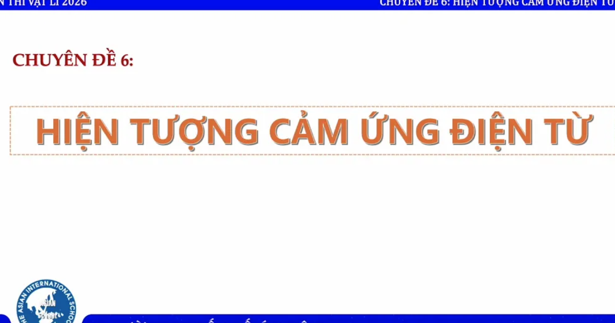 Bí quyết ôn thi tốt nghiệp THPT đạt điểm cao: Hiện tượng cảm ứng điện từ