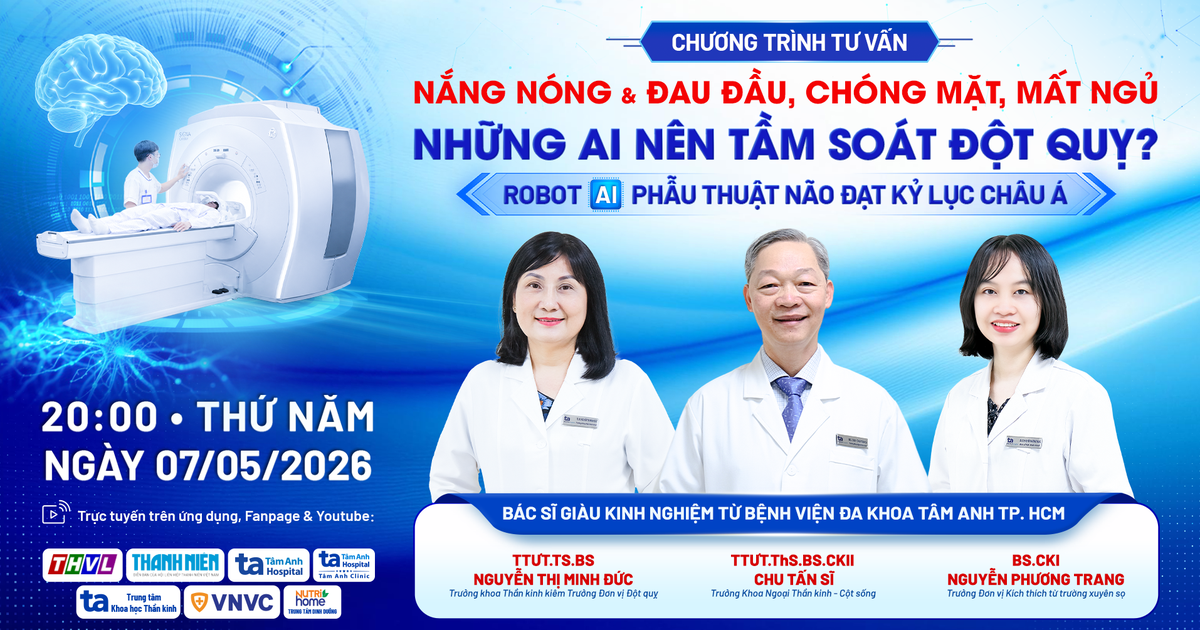 Nắng nóng & đau đầu, chóng mặt, mất ngủ - Những ai nên tầm soát đột quỵ?