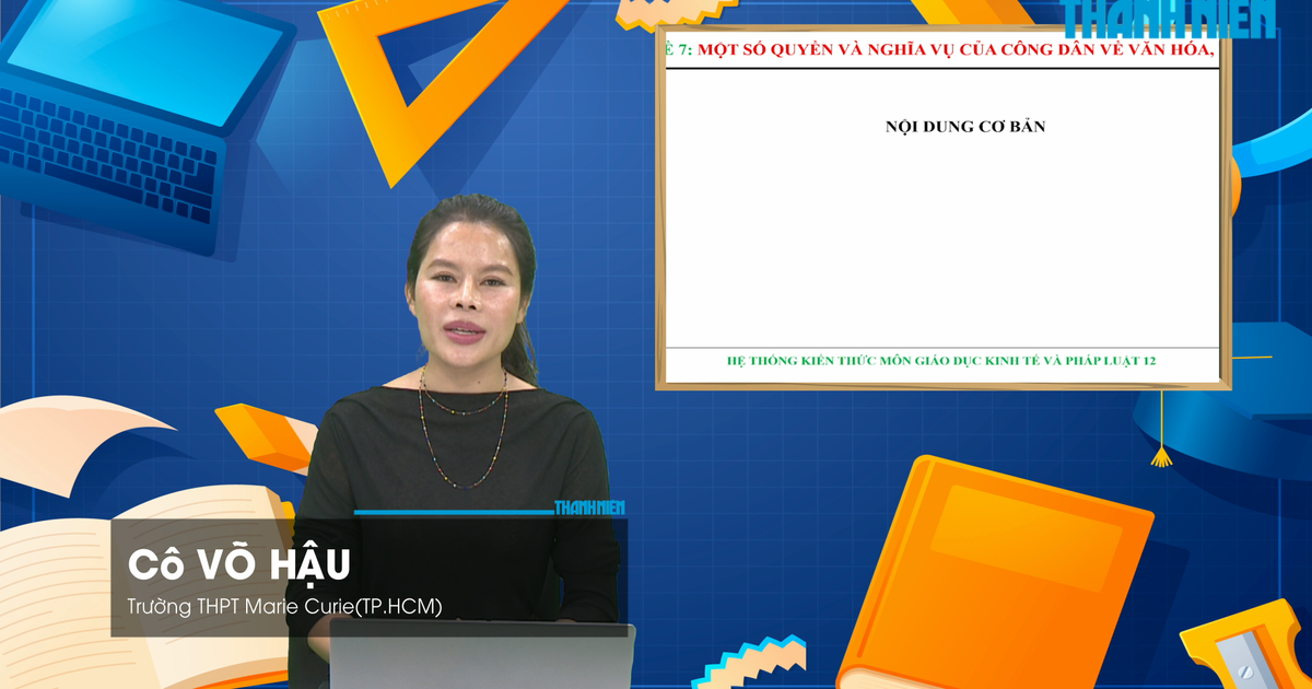 BÍ QUYẾT ÔN THI THPT 2026 | Môn giáo dục kinh tế và pháp luật | Chuyên đề 7 | Một số quyền và nghĩa vụ của công dân về văn hóa, xã hội