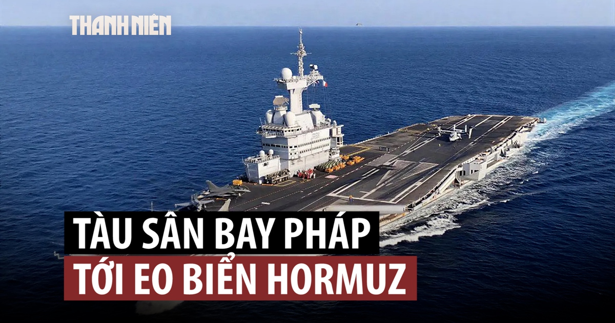 Tàu sân bay Pháp chuẩn bị tham gia thông tuyến eo biển Hormuz