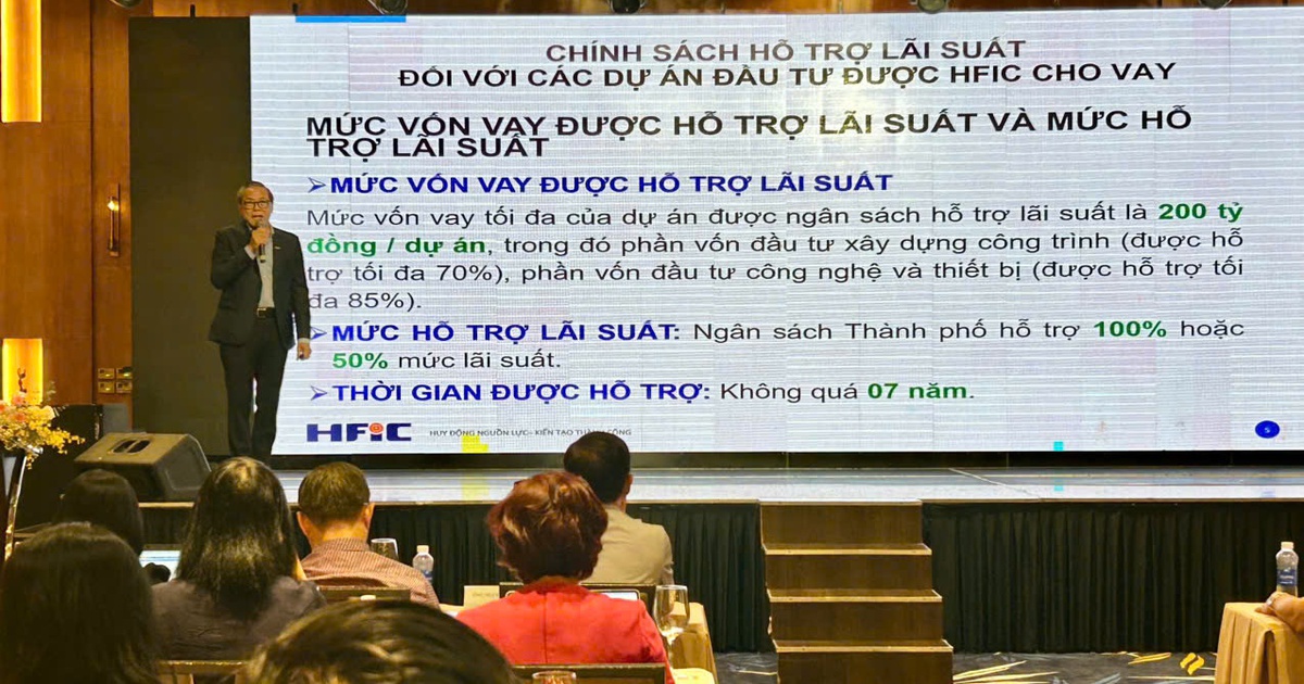 HFIC cho vay hỗ trợ lãi suất đến 100% với các doanh nghiệp tại TP.HCM
